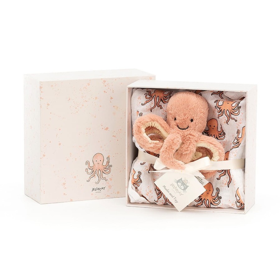 Zestaw prezentowy z ośmiorniczką Odell / Jellycat