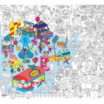 Kolorowanka 100x70cm PARK ROZRYWKI / OMY POS80