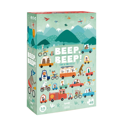 Puzzle dla dzieci, BEEP BEEP! / Londji PZ329