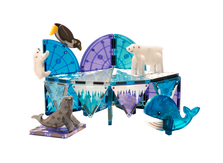 Klocki Magnetyczne Arctic Animals 25 el. / Magna-Tiles