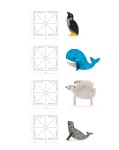 Klocki Magnetyczne Arctic Animals 25 el. / Magna-Tiles