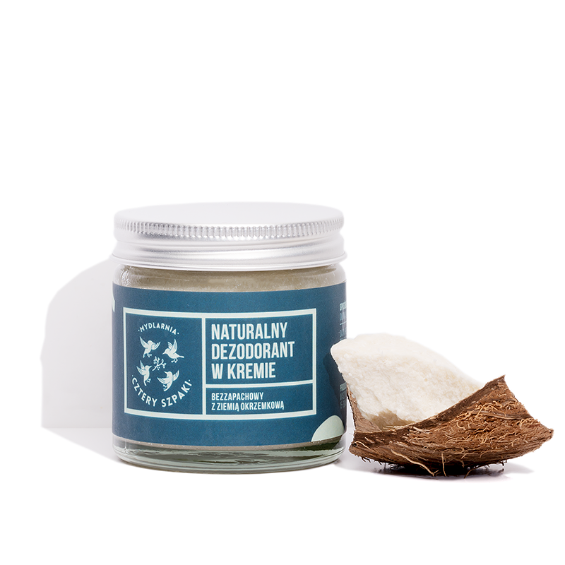 Naturalny dezodorant w kremie bezzapachowy / Mydlarnia Cztery Szpaki