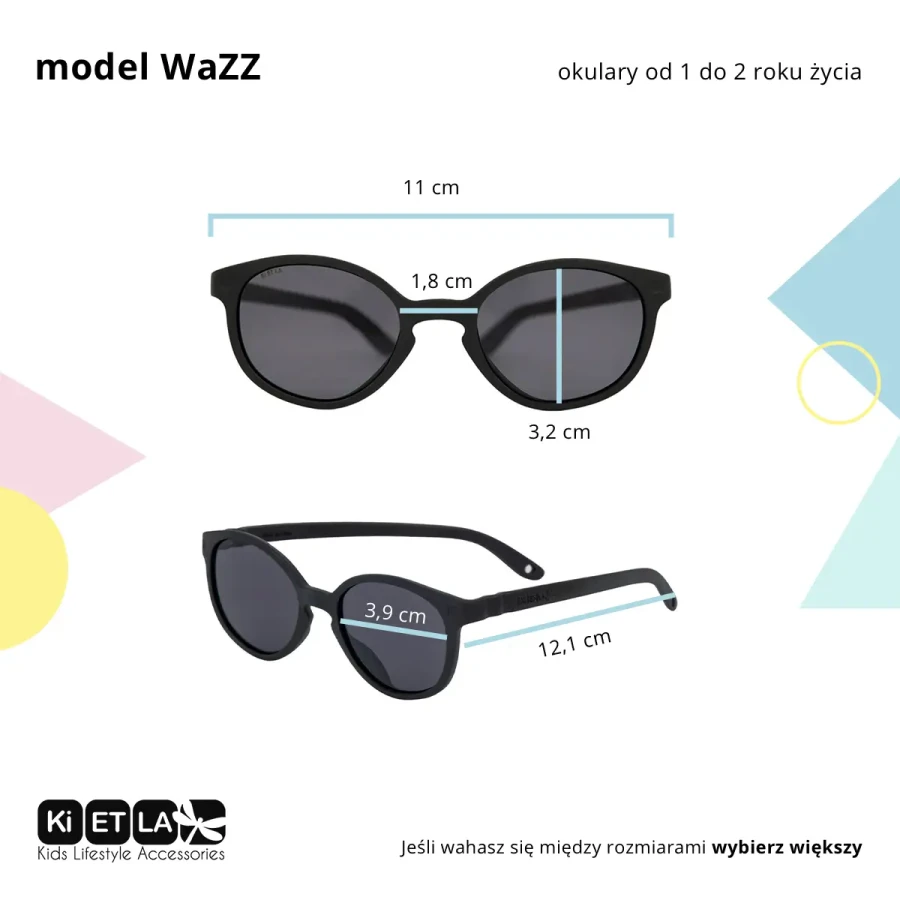 Okulary przeciwsłoneczne WaZZ denim / Kietla