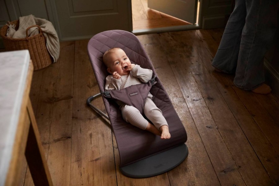 BABYBJORN - leżaczek BLISS COTTON, black