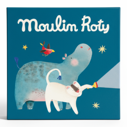 Zestaw 3 krążków z bajkami LES PAPOUM / Moulin Roty 658364