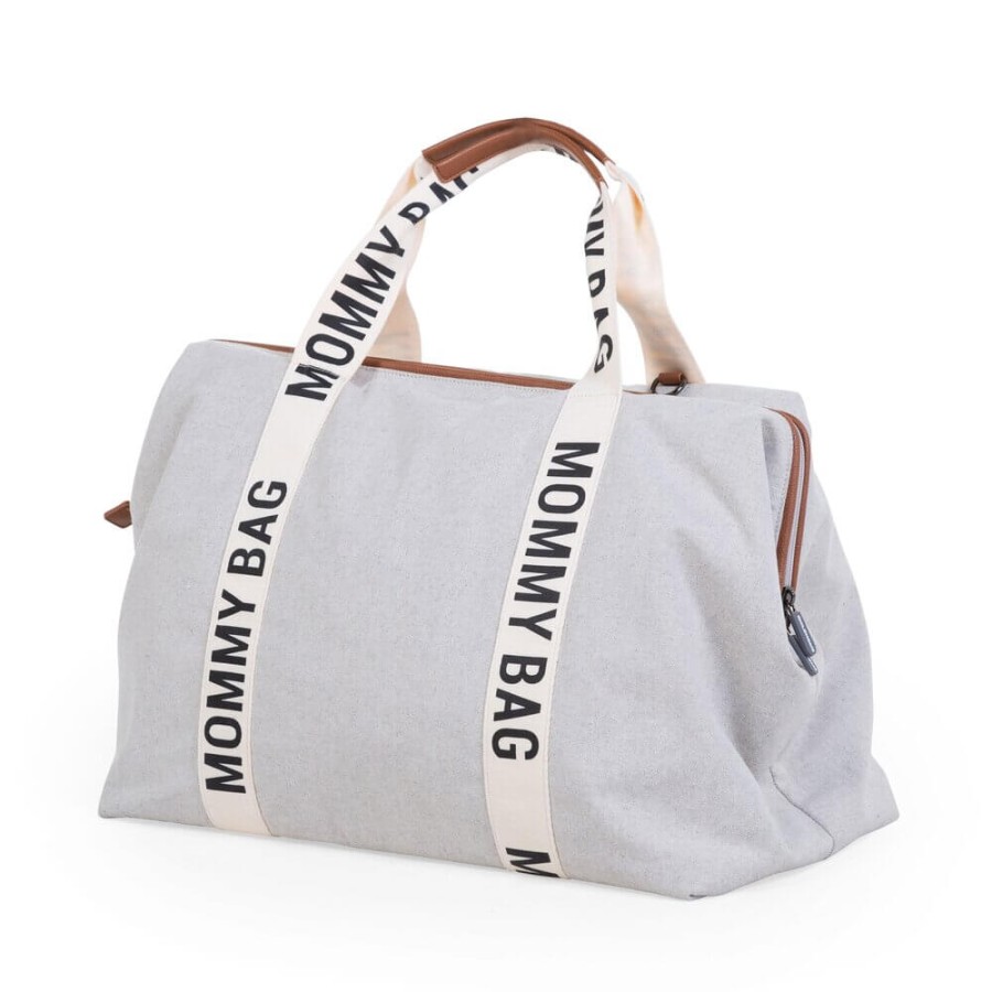 Torba Mommy bag Signature Szara / Childhome CWMBBSCOW