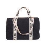 Torba Mommy bag Signature Czarna / Childhome CWMBBSCBL
