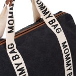 Torba Mommy bag Signature Czarna / Childhome CWMBBSCBL