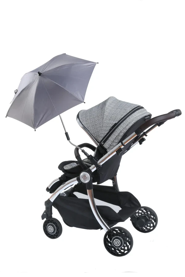 Parasol uniwersalny TB UV 50+ Mid Grey / Titanium Baby