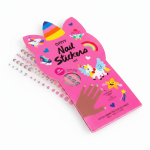 Naklejki na paznokcie dla dzieci Jednorożce - 200 sztuk / OMY