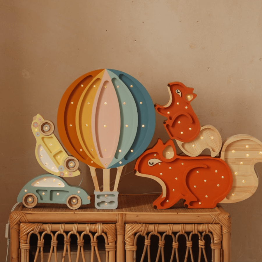 Lampa Little Lights Balon Latający - Retro Rainbow / Little Lights