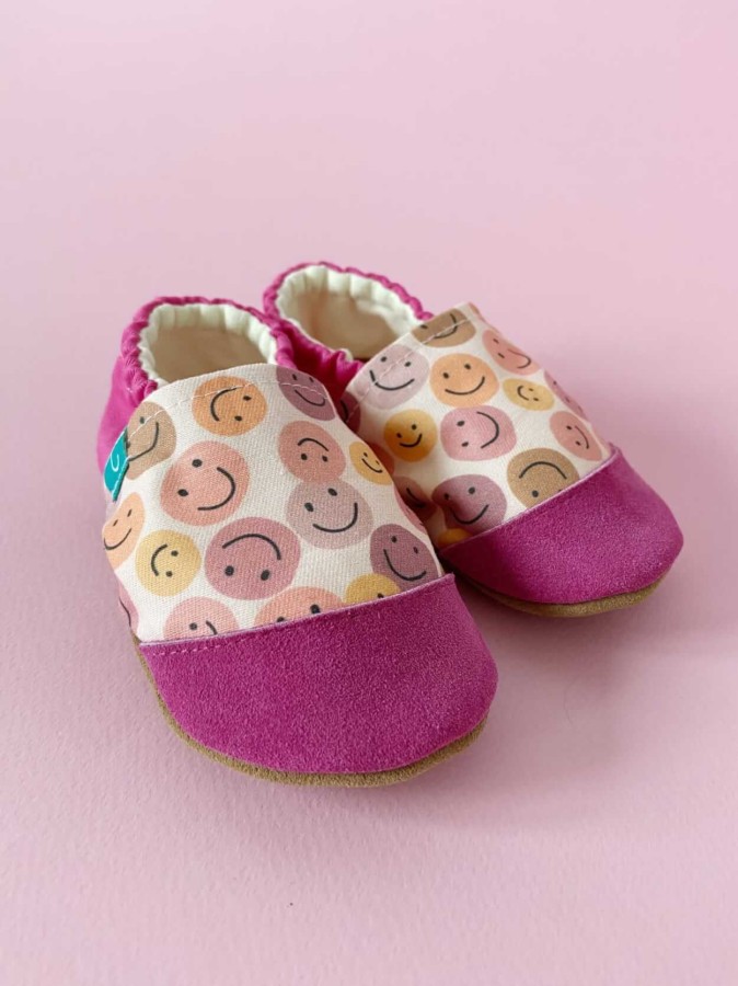 Kapcie do domu, żłobka, przedszkola - Pink Smile / TITOT