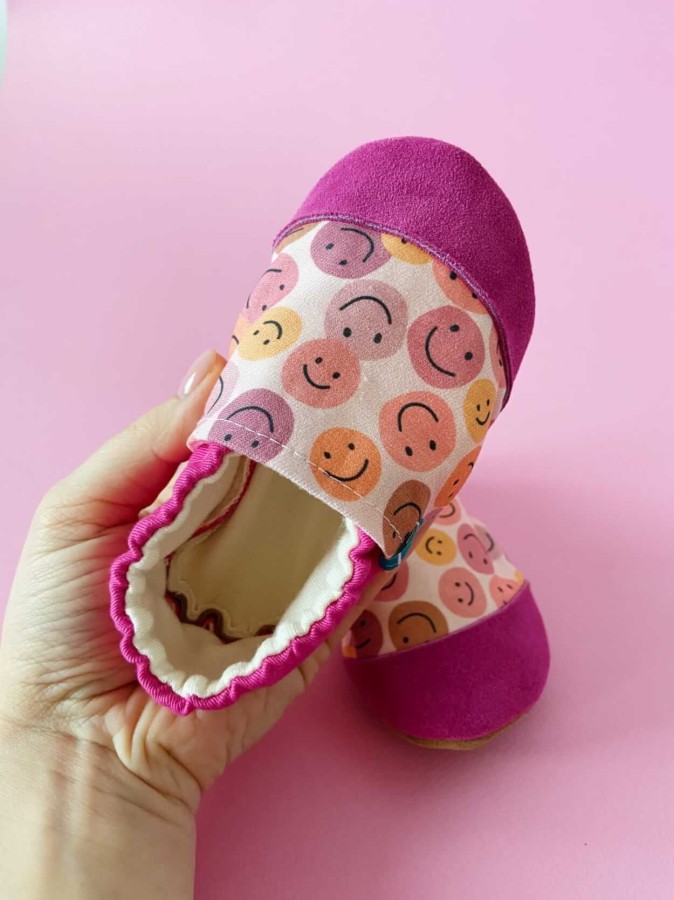 Kapcie do domu, żłobka, przedszkola - Pink Smile / TITOT