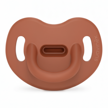 Smoczek 100 % silikonowy anatomiczny SX Pro Colour Essence - ceglasty 6-18 msc. / Suavinex