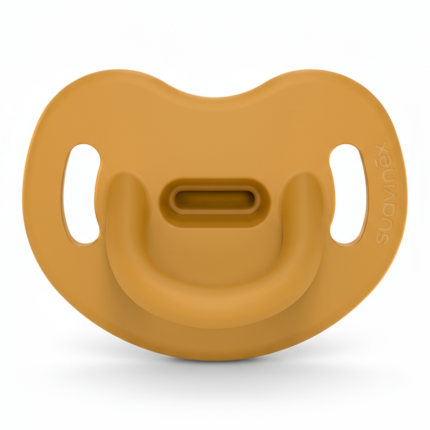 Smoczek 100 % silikonowy anatomiczny SX Pro Colour Essence - musztardowy / Suavinex
