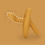 Smoczek 100 % silikonowy anatomiczny SX Pro Colour Essence - musztardowy / Suavinex