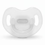 Smoczek 100 % silikonowy anatomiczny SX Pro Colour Essence - transparentny / Suavinex