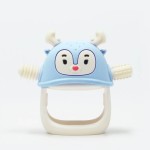 Gryzak silikonowy - Renifer Light Blue / Smily Mia