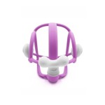 Gryzak z Grzechotką Ślimak Purple / Mombella