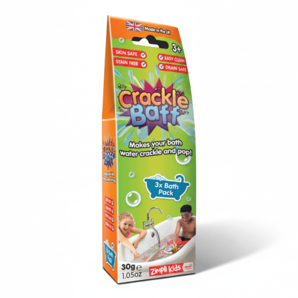 Strzelający proszek do kąpieli Crackle Baff Colours - 3 użycia, 3 kolory / Zimpli Kids