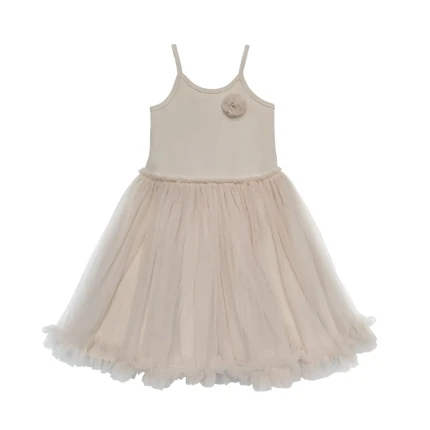 Sukienka Princessa - beż / Manufaktura Falbanek