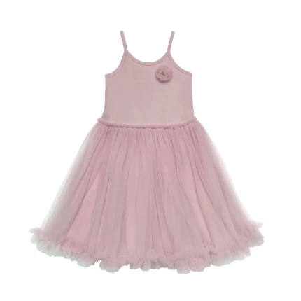 Sukienka Princessa - wenecki róż / Manufaktura Falbanek