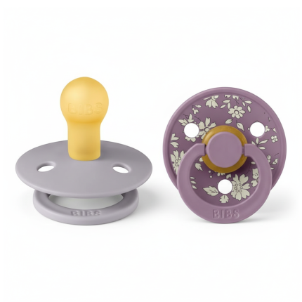 Bibs x Liberty 2-pack, CAPEL FOSSIL GREY, rozm. 0-6m