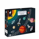 Puzzle edukacyjne Układ słoneczny 100 elementów 5+ / Janod J02678