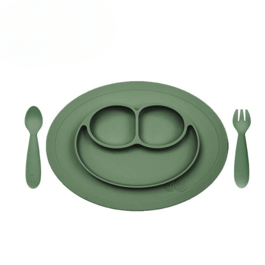 Komplet naczyń silikonowych Mini Feeding Set