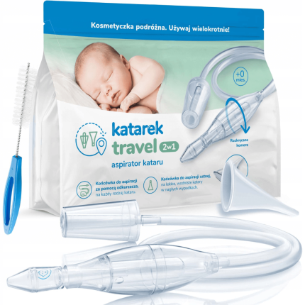 Katarek TRAVEL aspirator kataru 2w1