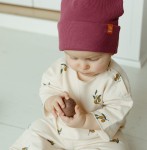 Czapka Puchatka - wrzos / cyklamen / Benn