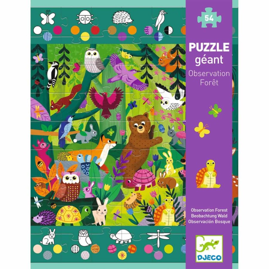 Puzzle kartonowe gigant LAS / Djeco DJ07149