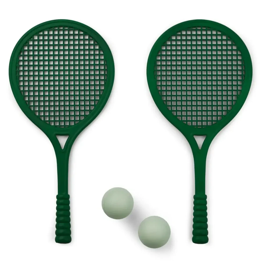 Zestaw do tenisa Monica: Garden green - Dusty mint / Liewood LW15533