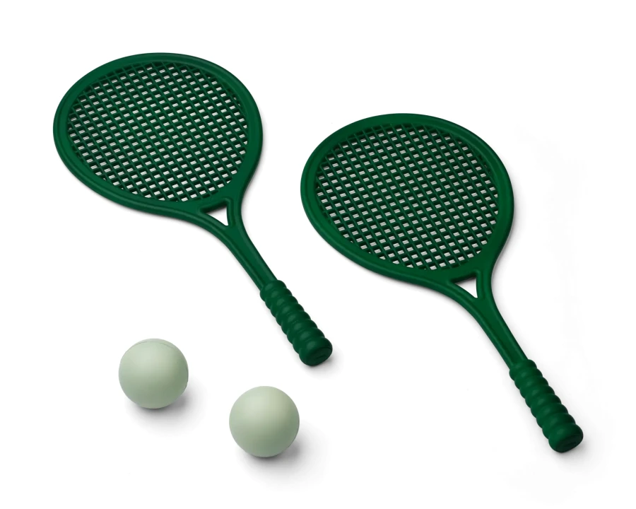 Zestaw do tenisa Monica: Garden green - Dusty mint / Liewood LW15533