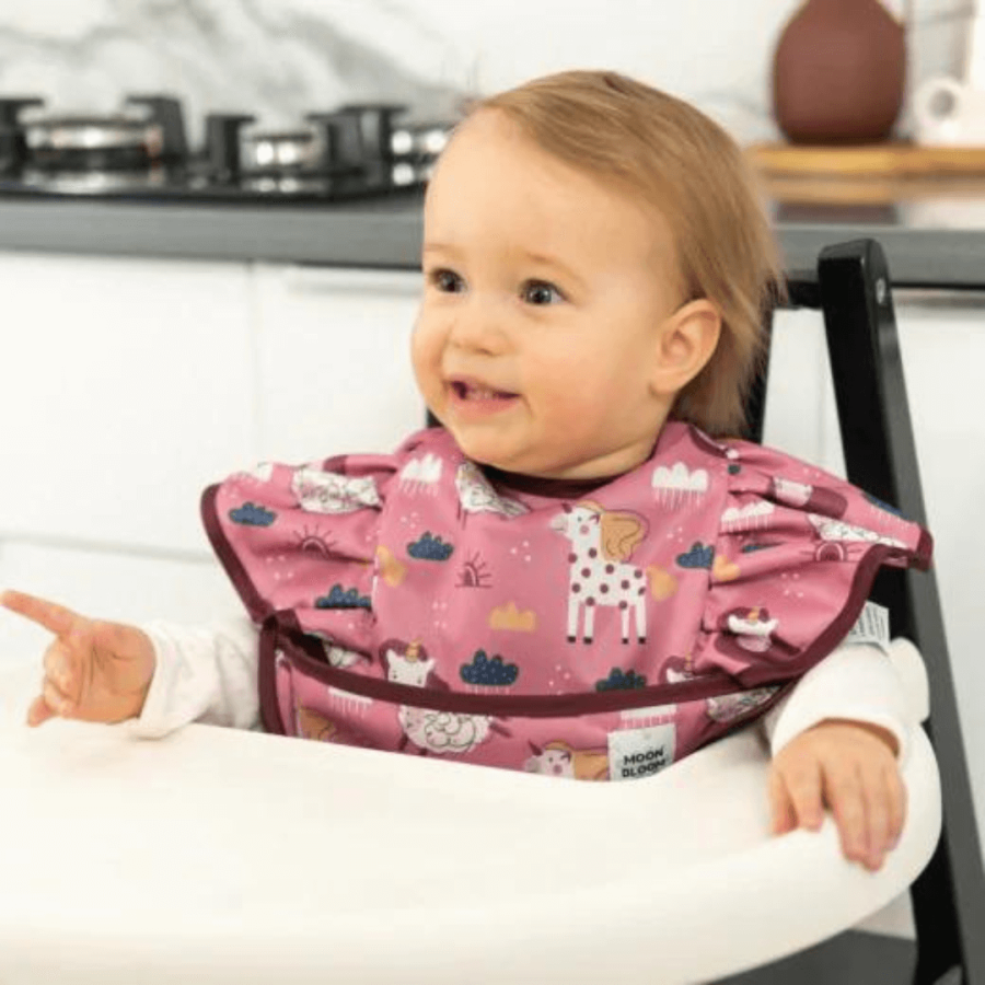 Śliniak Kangurek Falbanka Dream Big / Moon Bloom