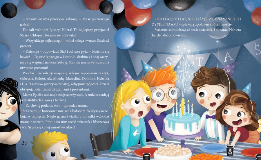 Staś Pętelka. Urodzinowe przyjęcie / Wydawnictwo Zielona Sowa
