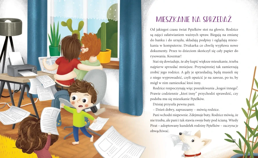 Staś Pętelka. Przeprowadzka / Wydawnictwo Zielona Sowa