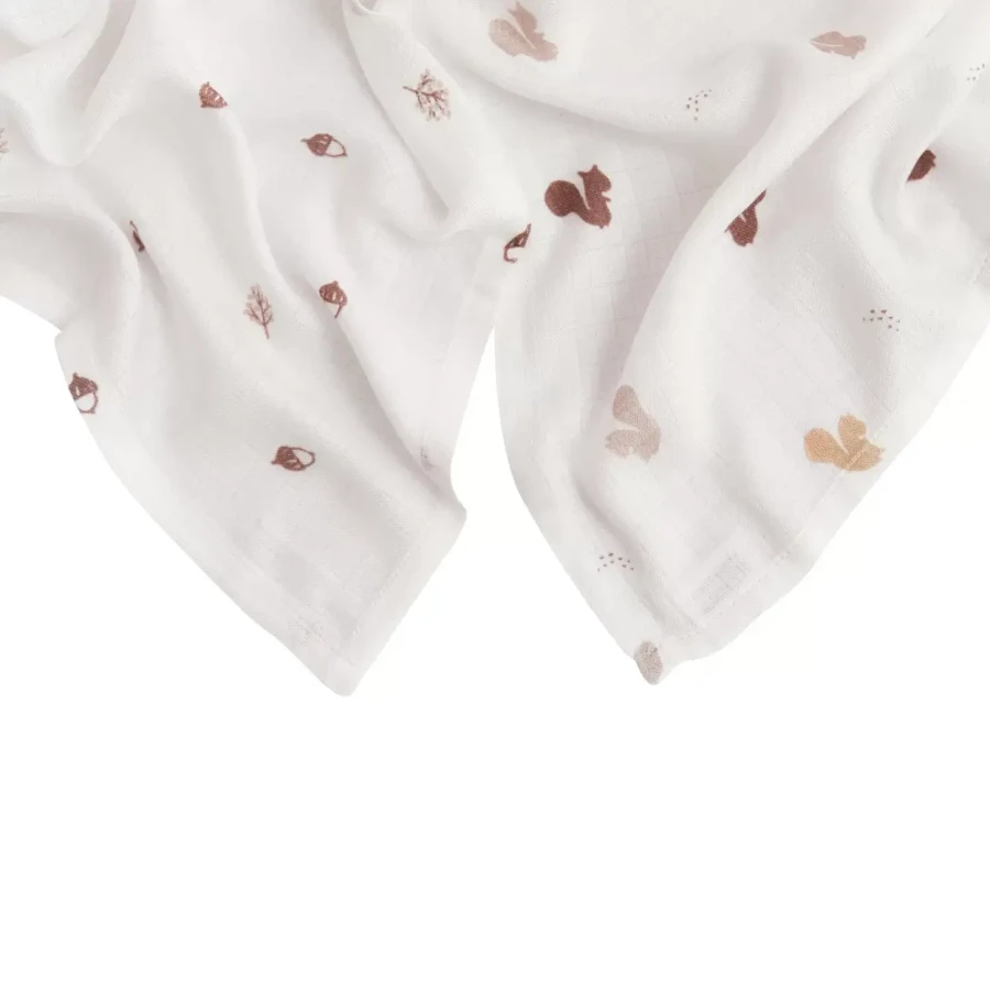 4pak pieluszek muślinowych 43x43cm – jesień / Bolo