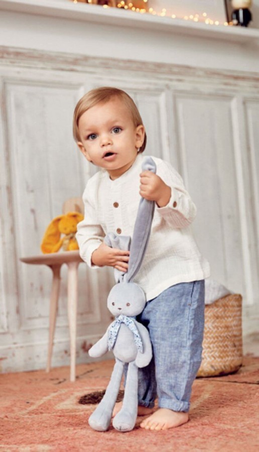 Przytulanka Królik Niebieski 25 cm w pudełku kolekcja Lapinoo / Kaloo  K969939