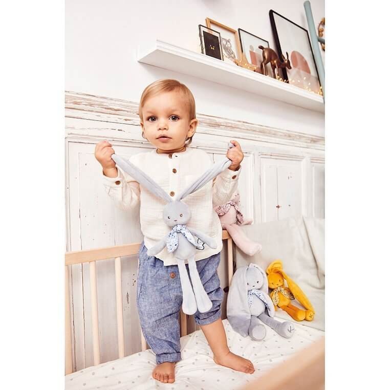 Przytulanka Królik Niebieski 25 cm w pudełku kolekcja Lapinoo / Kaloo  K969939