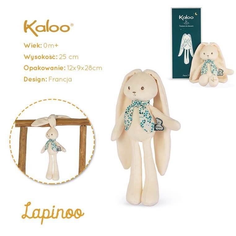 Przytulanka Królik Kremowy 25 cm w pudełku kolekcja Lapinoo / Kaloo K969942