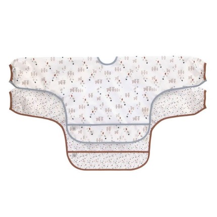 Zestaw śliniaków z długim rękawem 6m+ Tiny Farmer Owieczka / Lassig 1311021841