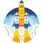 Zestaw kreatywny Mozaika Kosmos 7+ / Janod J07855