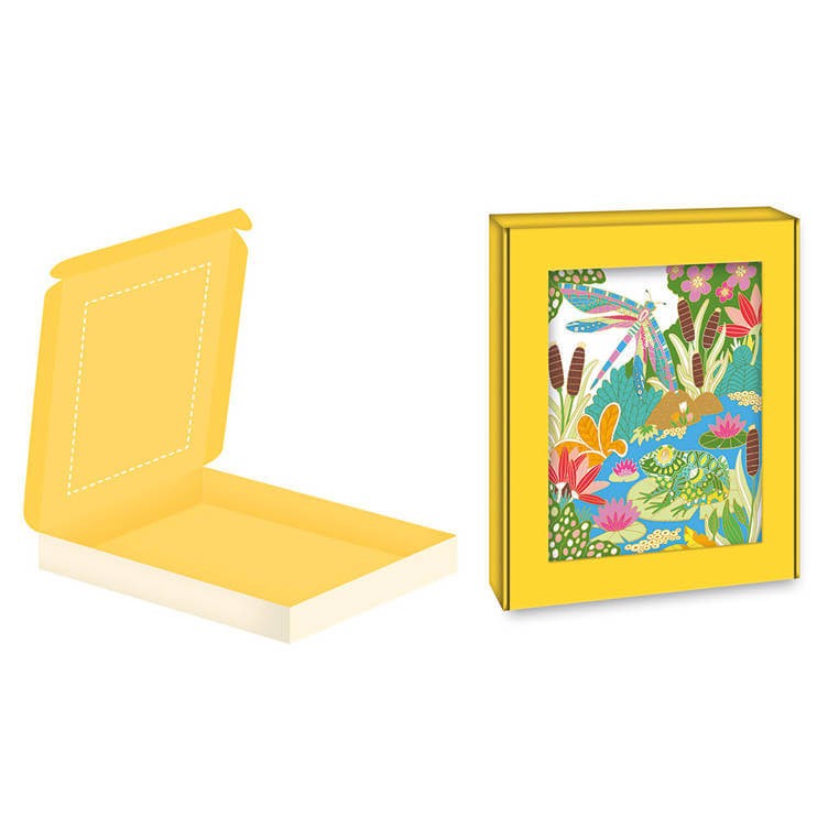 Zestaw kreatywny Złote kontury - Ogród 6+ / Janod  J07965