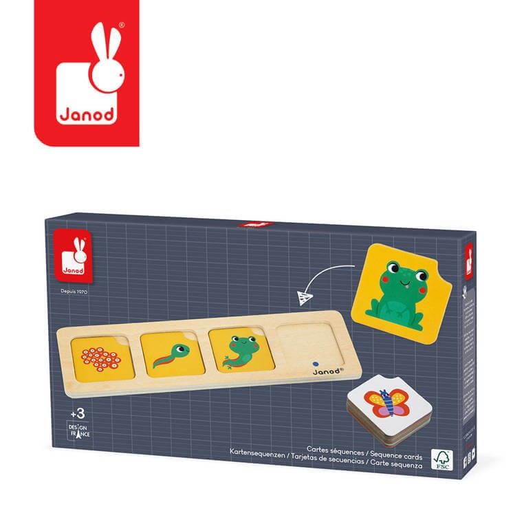 Karty sekwencji - Ogród 3+ / Janod J05083
