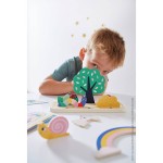 Drewniana układanka Orientacja w przestrzeni Ogród 3+ / Janod J05077