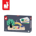 Drewniana układanka Orientacja w przestrzeni Ogród 3+ / Janod J05077