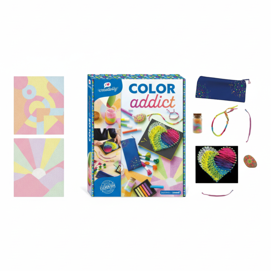 Multizestaw kreatywny - Kolory I love creativity 8+ / Janod  J07754