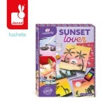 Zestaw kreatywny Malowanie z szablonami akwarele - Zachody słońca I love creativity 8+ / Janod J07737