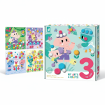 Zestaw kreatywny Pompony My arts & crafts 3+ / Janod J07741